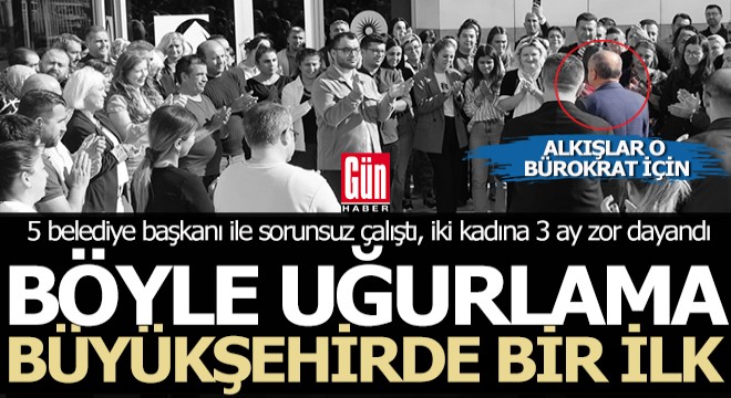 Antalya Büyükşehir'de böyle veda görülmedi...