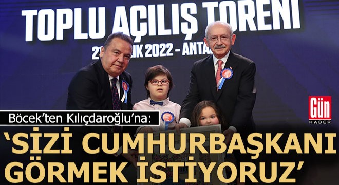 Antalya Büyükşehir'den 45 ayda 80 proje açılışı