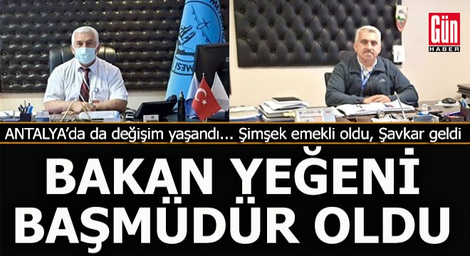 Antalya DHMİ'de Şimşek'in yerine yardımcısı geldi