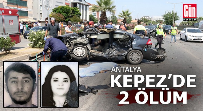 Antalya Kepez'de kaza: 2 ölü, 3 yaralı