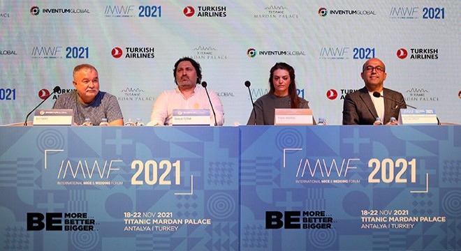 Antalya'da, 'Uluslararası Toplantı ve Düğün Turizmi Forumu'