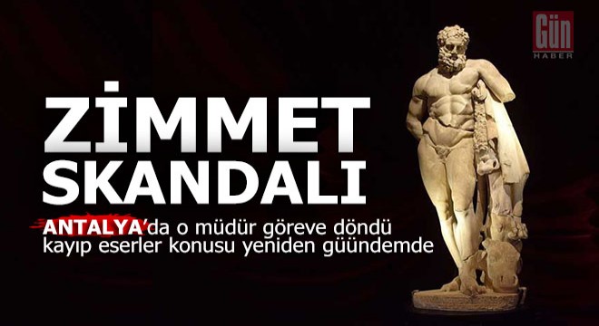 Antalya'da 'Zimmet' skandalı