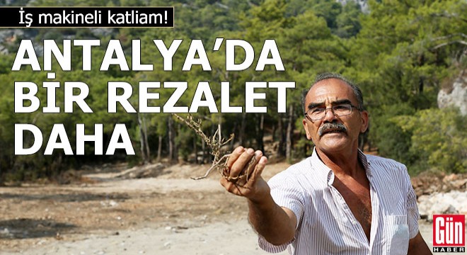 Antalya'da bir rezalet daha!