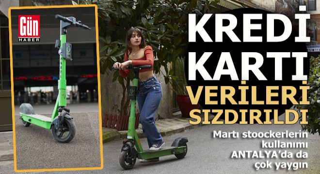 Antalya'da da yaygın olan Martı stoockerlerini kullananlar dikkat...