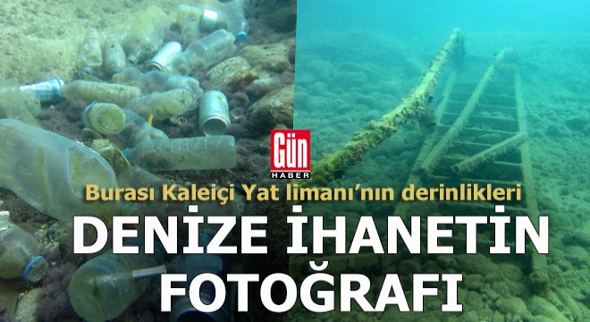 Antalya'da denize ihanetin fotoğrafı