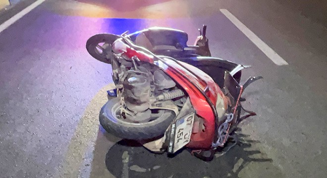 Antalya'da devrilen motosikletin sürücüsü, yaşamını yitirdi