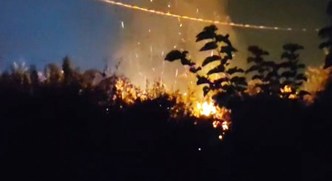 Antalya'da enerji nakil hattındaki şase korkuttu