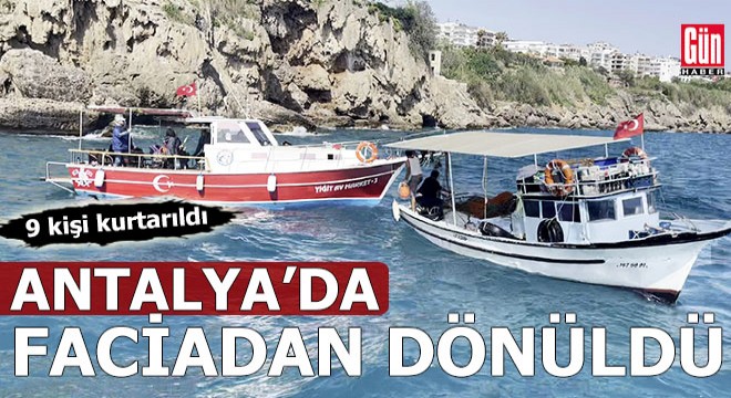 Antalya'da faciadan dönüldü!