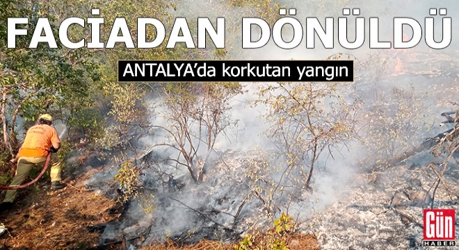 Antalya'da faciadan dönüldü