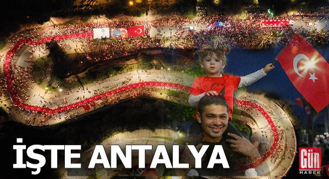 Antalya'da fener alayı...