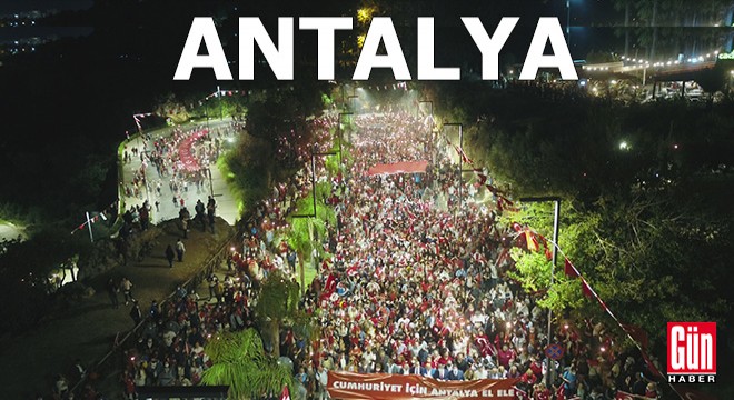 Antalya'da fener alayı