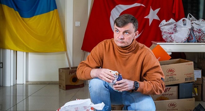 Antalya'da, her milletten Ukrayna'ya insani yardım