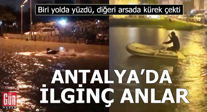 Antalya'da ilginç anlar...