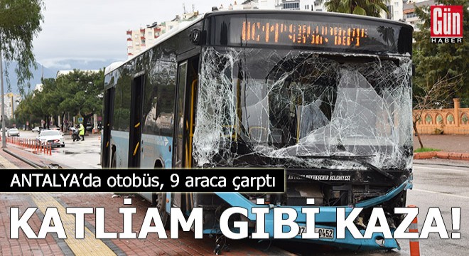 Antalya'da katliam gibi kaza!