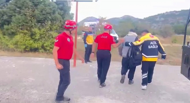 Antalya'da kaybolan 2 mühendis, helikopterle kurtarıldı
