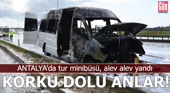 Antalya'da korku dolu anlar!