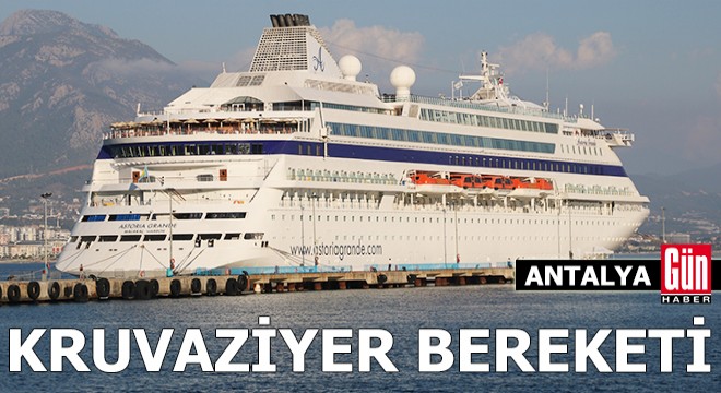 Antalya'da kruvaziyer bereketi