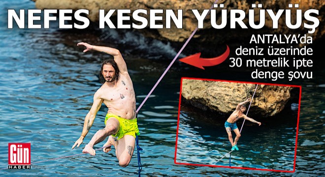 Antalya'da nefes kesen yürüyüş
