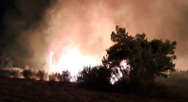 Antalya'da otluk yangını söndürüldü