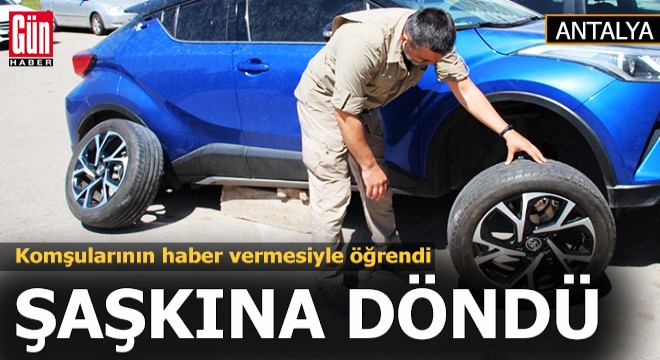 Antalya'da şaşkına döndüren olay