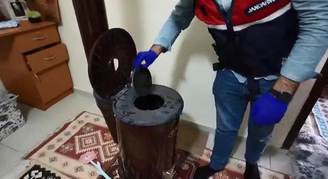 Antalya'da soba içerisinde uyuşturucu bulundu