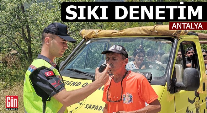 Antalya'da sürücülere sıkı denetim