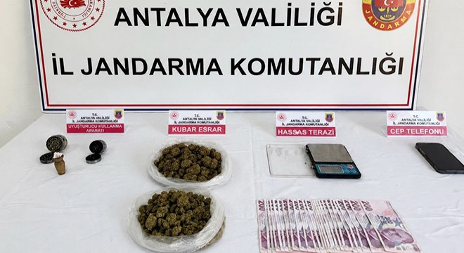 Antalya'da uyuşturucu operasyonuna 1 tutuklama