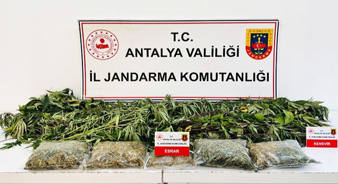 Antalya'da uyuşturucuya 1 gözaltı