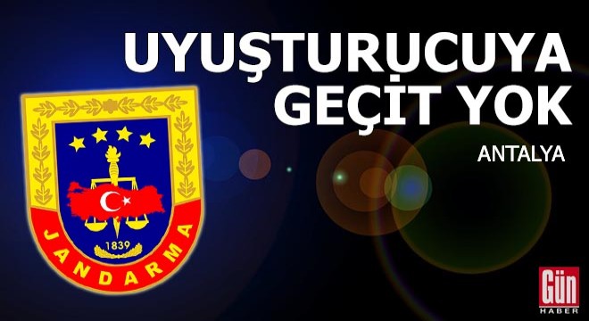 Antalya'da uyuşturucuya geçit yok