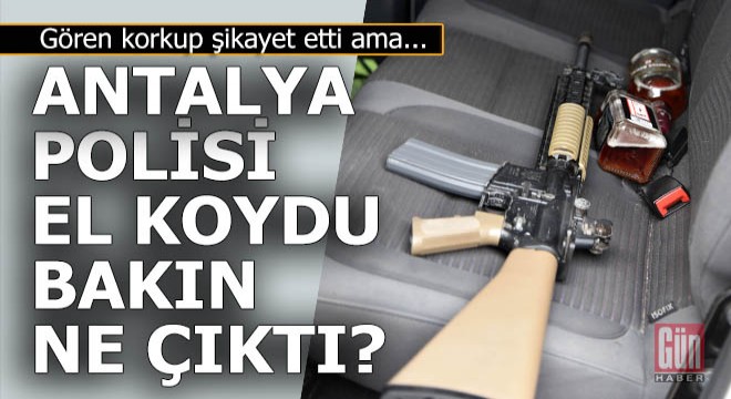 Antalya'da 'uzun namlulu tüfek' alarmı; 5 gözaltı
