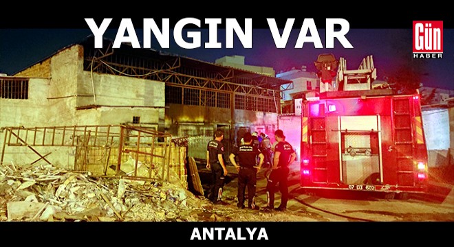 Antalya'da yangın var