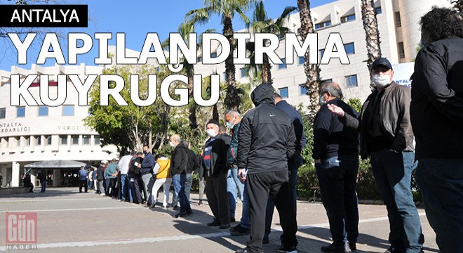 Antalya'da yapılandırma kuyruğu