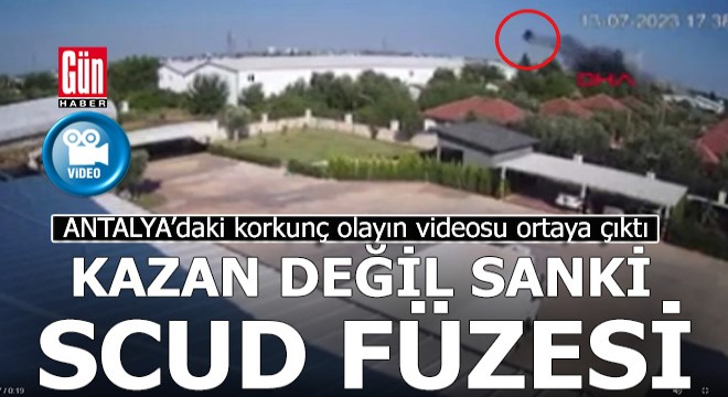 Antalya'daki kazan patlamasının görüntüleri ortaya çıktı