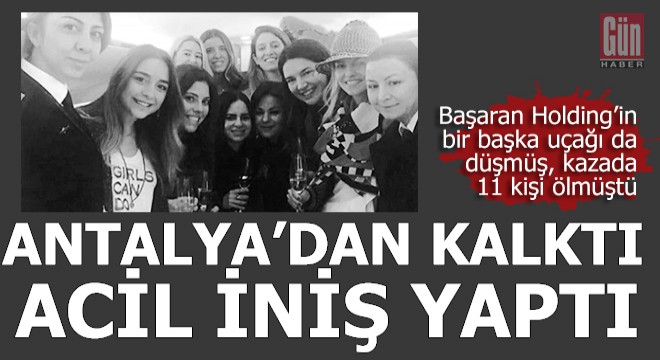 Antalya'dan kalkan uçak 'Motor yangını ikazı' ile acil iniş yaptı
