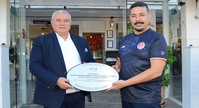 Antalya'nın lezzet markaları 'Coğrafi İşaret'lendi