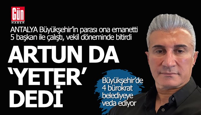 Antalya Büyükşehir'de yaprak dökümü