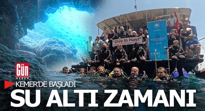 Antalya Kemer de sualtı günleri başladı