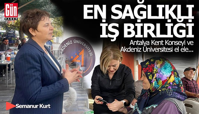 Antalya Kent Konseyi'nden 'Sağlıklı Yaşam Toplantıları'