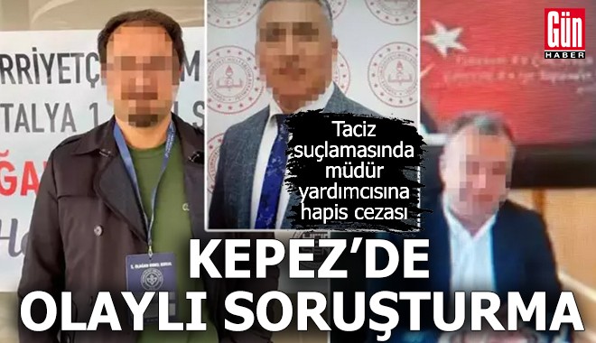 Antalya Kepez'de okulda olaylı soruşturma