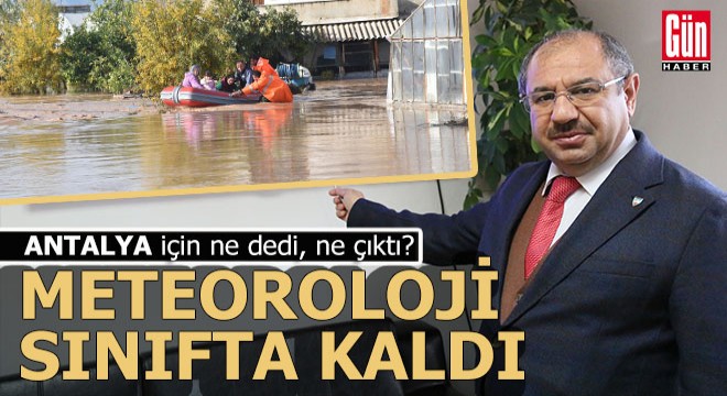 Antalya Meteoroloji yine sınıfta kaldı