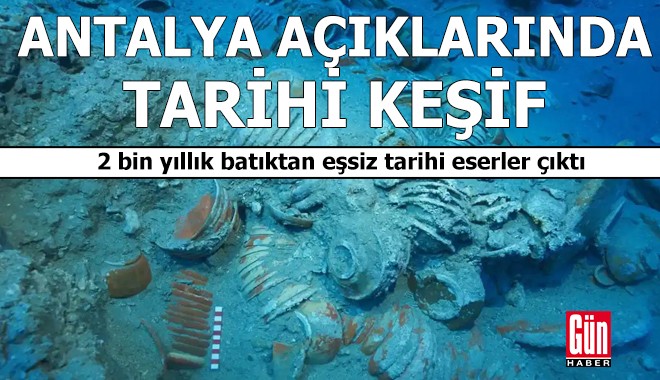 Antalya açıklarında tarihi keşif