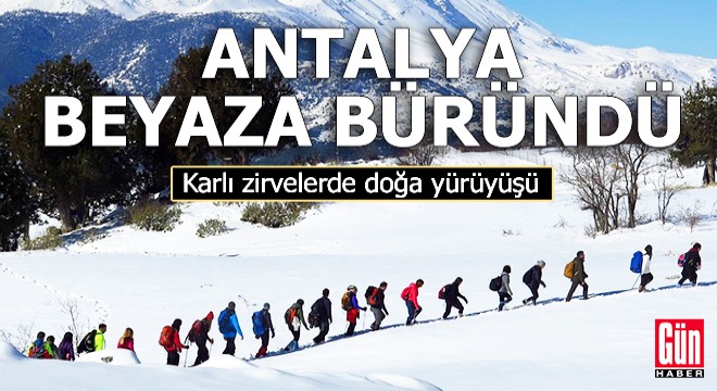 Antalya beyaza büründü