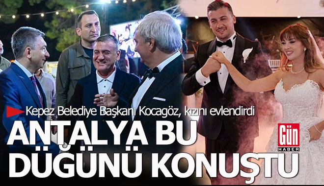 Antalya bu düğünü konuştu