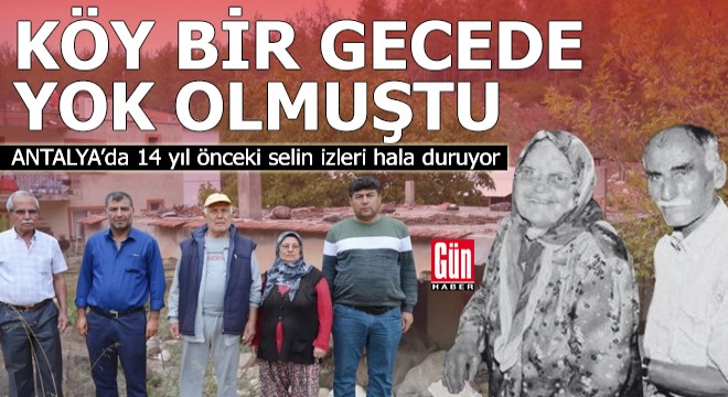 Antalya da 14 yıl önceki selin izleri hala duruyor