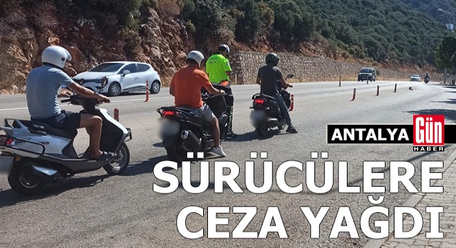Antalya da 18 bin 789 araç ve sürücüsüne ceza