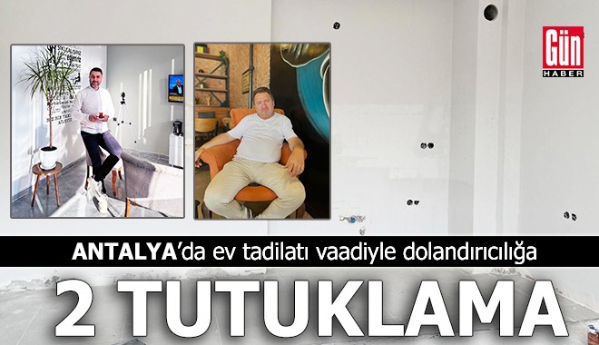 Antalya'da 2,5 milyon liralık dolandırıcılığa 2 tutuklama