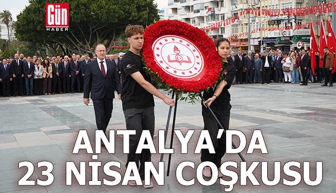 Antalya'da 23 Nisan coşkusu