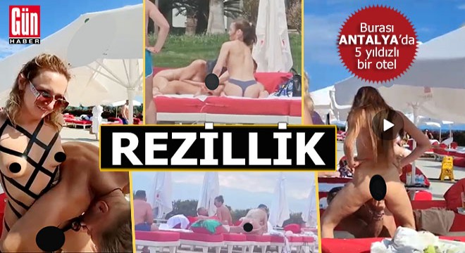 Antalya da 5 yıldızlı bir otelde seks partisi