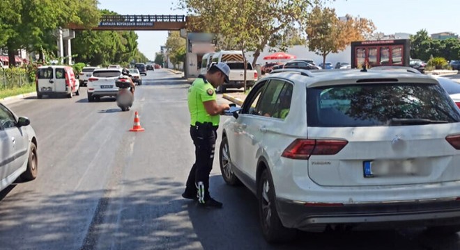 Antalya’da 58 bin 775 araç ve sürücü denetlendi