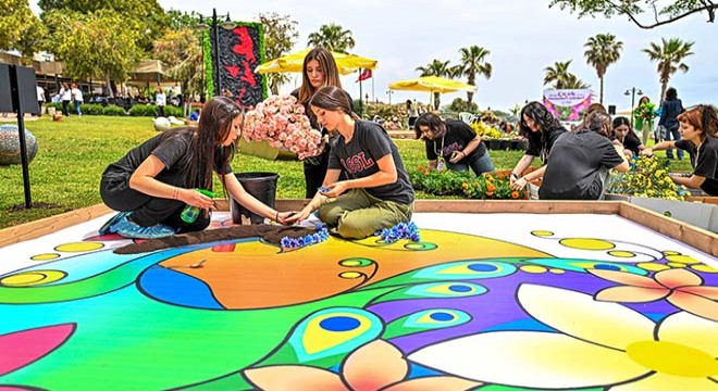 Antalya da  Çiçek Desenleri Günleri  başladı